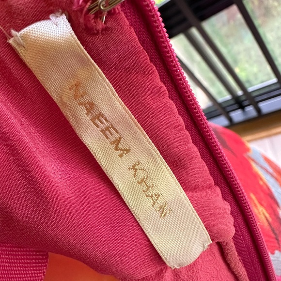 Naeem Khan Silk Fit to Flare Hibiscus Ballgown ~ XS/S/10 - Picture 11 of 17